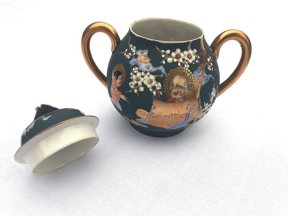 Image 1 of Japanese Satsuma Tea Set In Porcelain