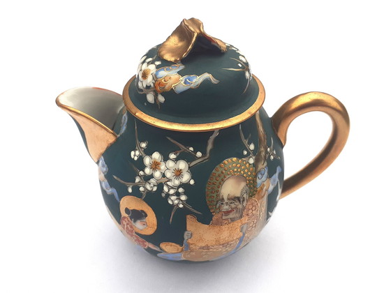 Image 1 of Japanese Satsuma Tea Set In Porcelain