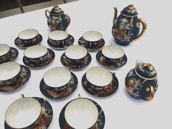 Image 1 of Japanese Satsuma Tea Set In Porcelain