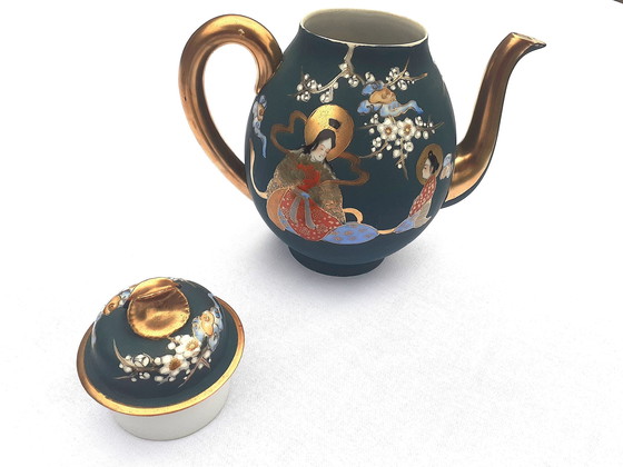 Image 1 of Japanese Satsuma Tea Set In Porcelain