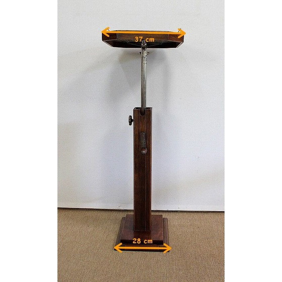 Image 1 of Vintage lectern in solid walnut, 1940 