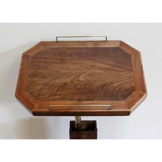 Image 1 of Vintage lectern in solid walnut, 1940 