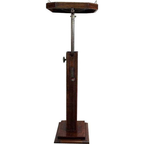 Image 1 of Vintage lectern in solid walnut, 1940 