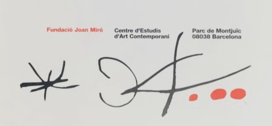Image 1 of Joan Miró: “Dona, Ocell, Estel, 1978”. Grande formato.