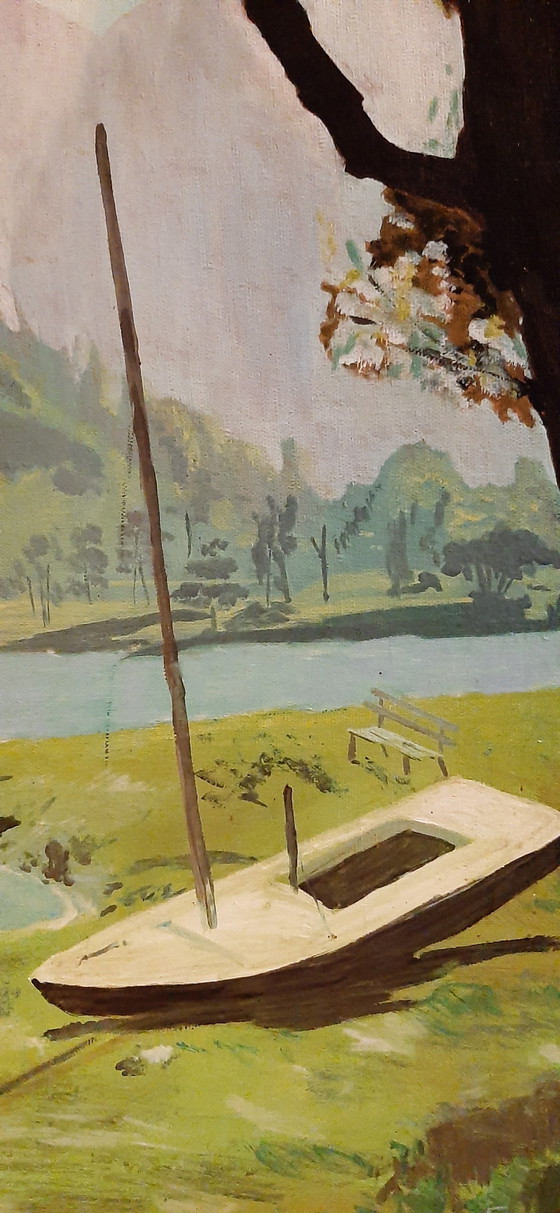 Image 1 of Painting Landscape In Oil