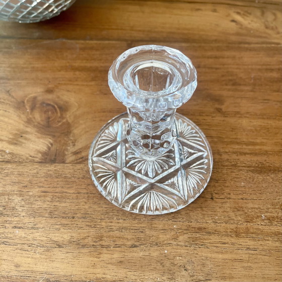 Image 1 of Crystal Style Candleholder