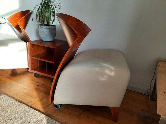 Image 1 of 2x Fora Form RAV Chair with matching table,