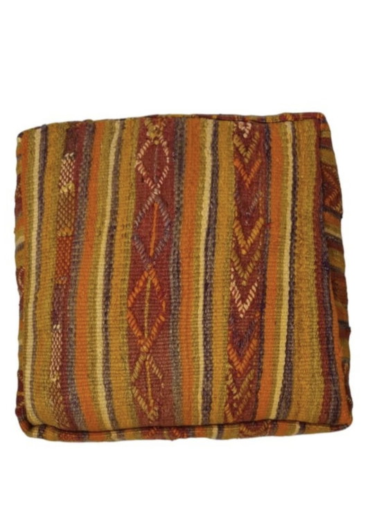 Image 1 of Kelim berber pouf handmade in Morocco