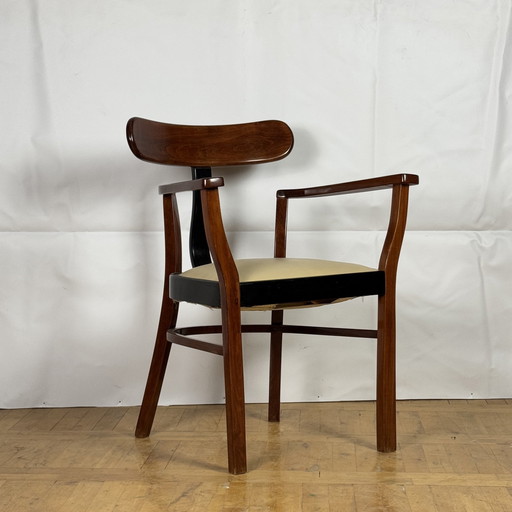 1X Art Deco Side Chair By Lajos Kozma For Szék És Faárugyár Rt, 1930S