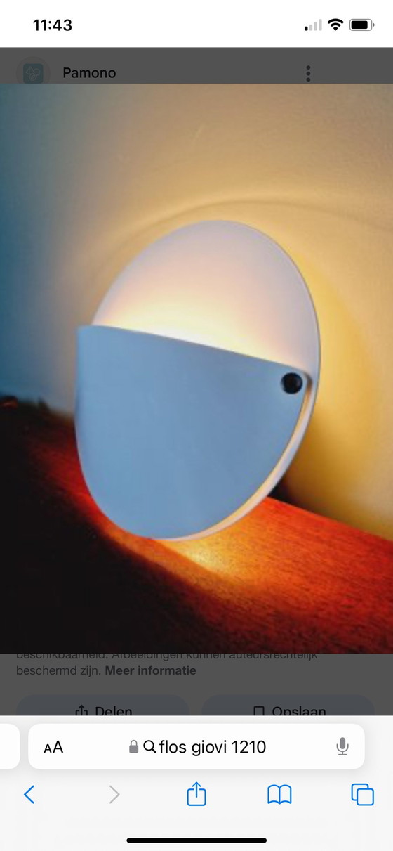 Image 1 of Flos Giovi 1210 Wall Light