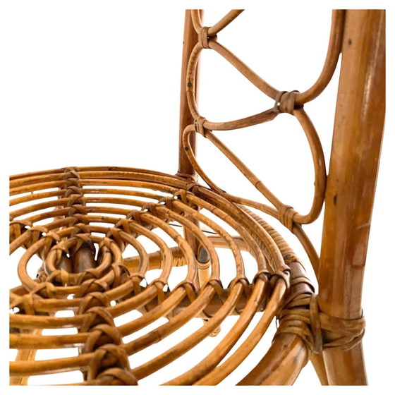 Image 1 of 1X Midcentury Modern Bamboo Chairs, Italy 1960S