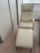 Poltrona con pouf De Sede DS 270