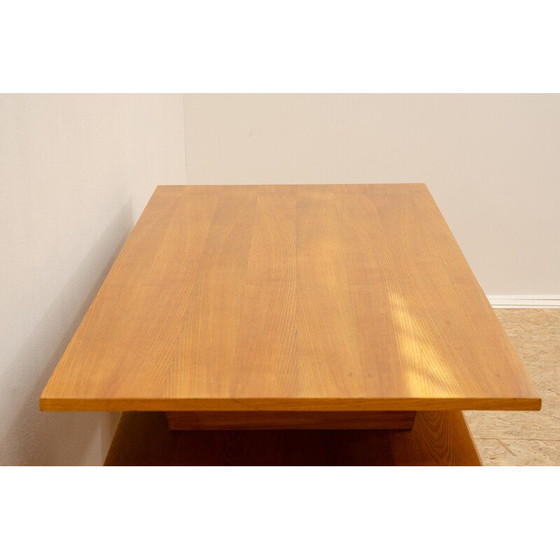 Image 1 of Vintage desk in beech wood and plywood, Czechoslovakia 1970