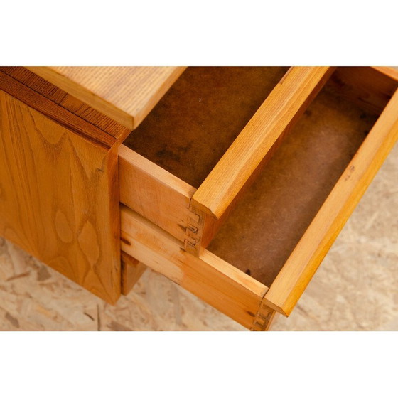 Image 1 of Vintage desk in beech wood and plywood, Czechoslovakia 1970