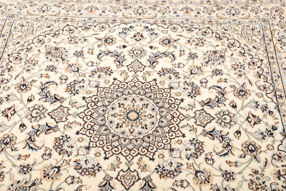 Image 1 of Elegante tappeto persiano annodato a mano Nain 9 Lah dimensioni 146X145Cm – N. 466245-01 