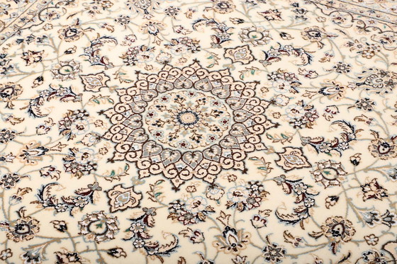 Image 1 of Elegante tappeto persiano annodato a mano Nain 9 Lah dimensioni 146X145Cm – N. 466245-01 