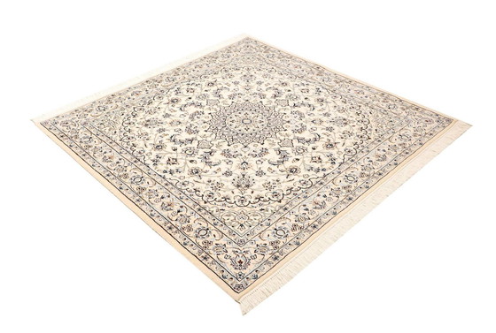 Image 1 of Elegante tappeto persiano annodato a mano Nain 9 Lah dimensioni 146X145Cm – N. 466245-01 