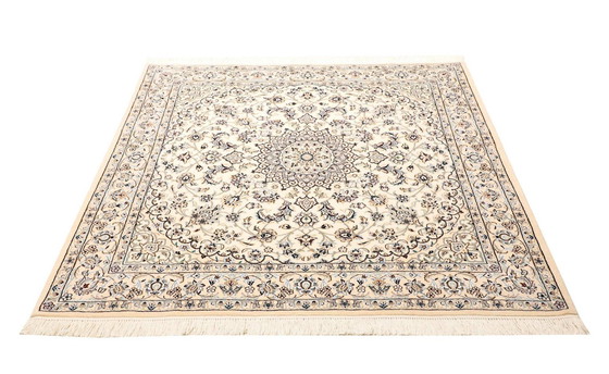 Image 1 of Elegante tappeto persiano annodato a mano Nain 9 Lah dimensioni 146X145Cm – N. 466245-01 