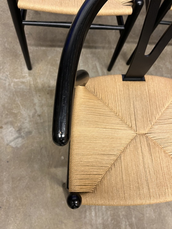 Image 1 of 5x Carl Hansen CH24 chaise à oreilles