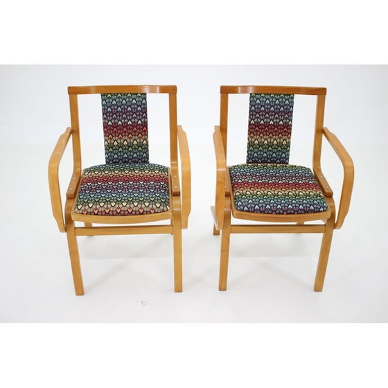 Image 1 of Pair of vintage armchairs by Ton, Czechoslovakia 1970