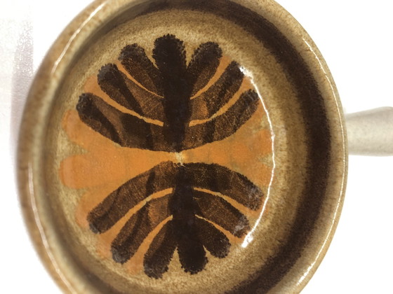 Image 1 of Set di 3 piatti in ceramica vintage in stile caquelon di Pornic, Palmyra Decor.