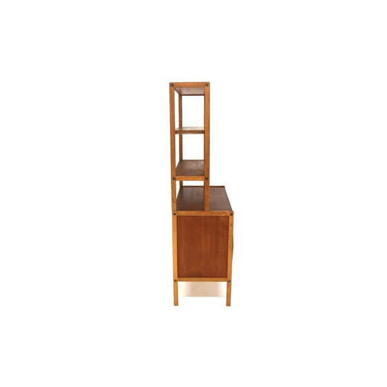 Image 1 of Vintage oak bookcase by Bertil Fridhagen for Bodafors, Sweden 1960