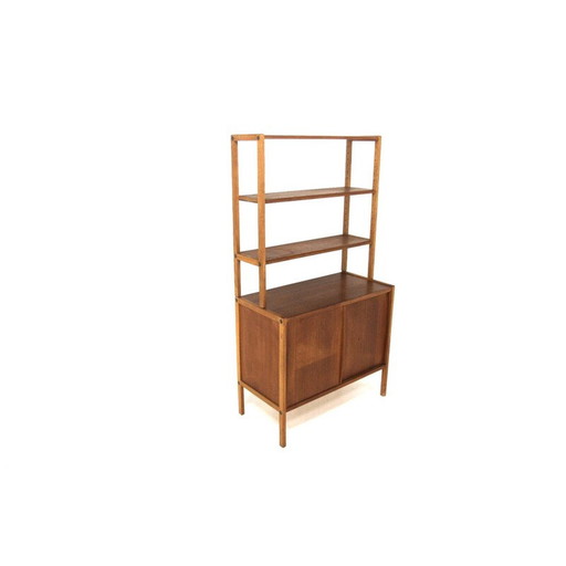 Vintage oak bookcase by Bertil Fridhagen for Bodafors, Sweden 1960