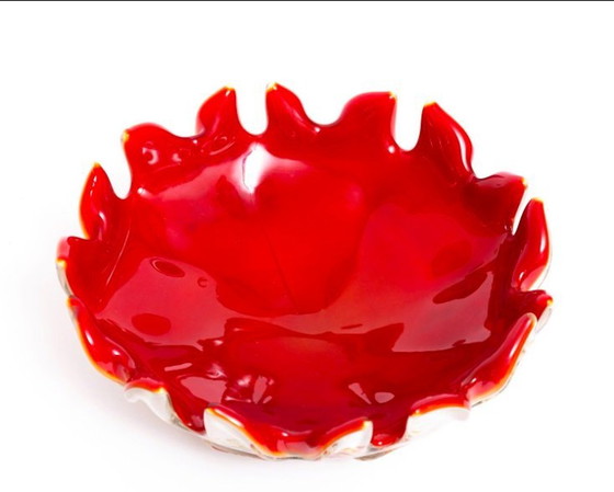 Image 1 of Murano Bowl, Flamed