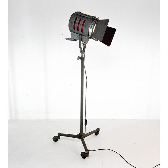Image 1 of Lampada da terra vintage regolabile in metallo per cinema di S. Marcucci Srl., Italia 1960