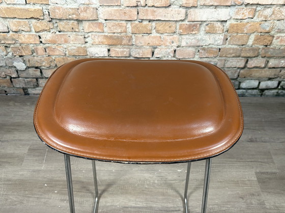 Image 1 of Cappellini Hi Pad Stool brown bar stool