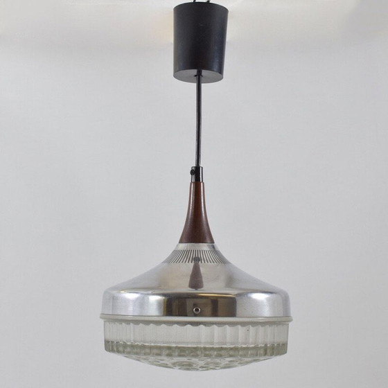 Image 1 of Vintage aluminium pendant lamp by Jo Hammerborg for Fog and Morup, 1960