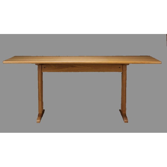 Image 1 of Vintage oak "Shaker" table by Borge Mogensen for Fdb Mobler, Denmark 1960
