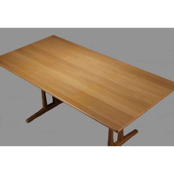 Image 1 of Vintage oak "Shaker" table by Borge Mogensen for Fdb Mobler, Denmark 1960