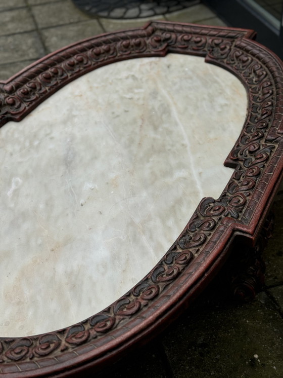 Image 1 of Tavolo da salotto in stile balinese vintage