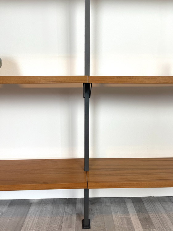 Image 1 of 60s teak shelving system Olof Pira Sweden