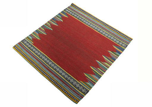 Hand-woven designer kilim Fars - 91 X 85 Cm