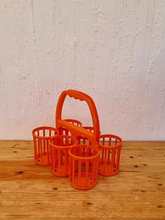 Image 1 of Orange bottle holder