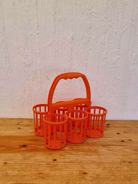 Image 1 of Orange bottle holder