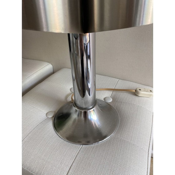 Image 1 of Vintage chrome table lamp, 1970