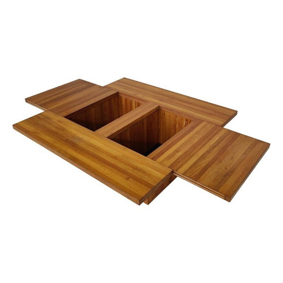 Image 1 of Mid-century wooden coffee table Mod. 454 Il Castello by Mario Bellini for Cassina, 1970s