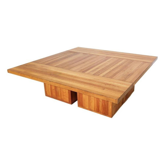 Image 1 of Mid-century wooden coffee table Mod. 454 Il Castello by Mario Bellini for Cassina, 1970s