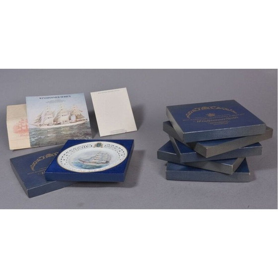 Image 1 of Set di 6 piatti in porcellana vintage Bing &amp; Grondahl