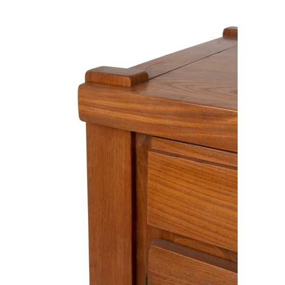 Image 1 of Vintage sideboard in blond solid elm by Maison Seltz, France 1960