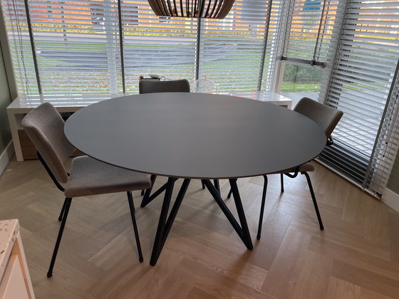 Image 1 of Studio Henk Round Table 140Cm Butterfly Quadpod