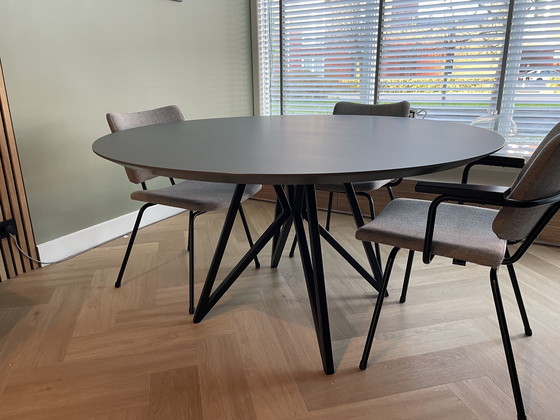 Image 1 of Studio Henk Round Table 140Cm Butterfly Quadpod