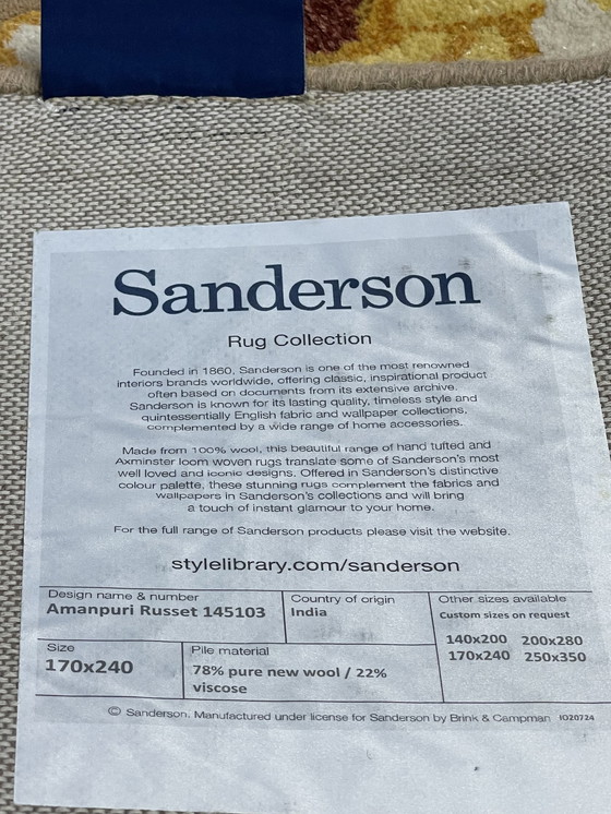 Image 1 of Brink & Campman Sanderson Amanpuri Russet Carpet