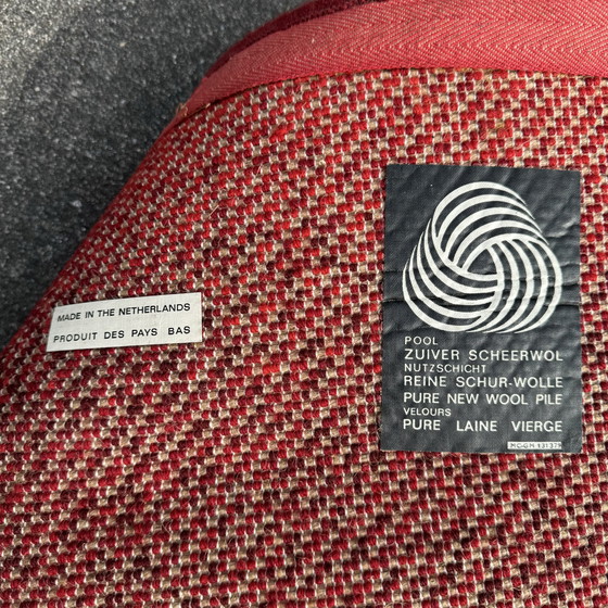 Image 1 of Tappeto vintage con fiori pop art, 1970