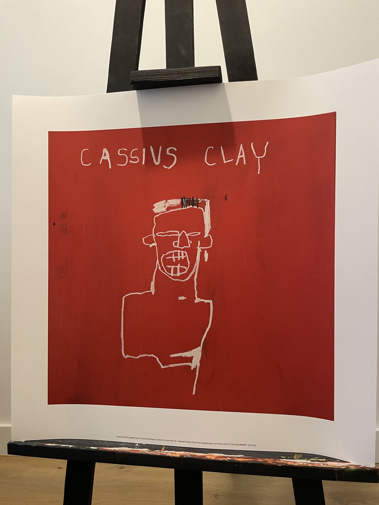 Jean Michel Basquiat (1960-1988), Cassius Clay, 1982