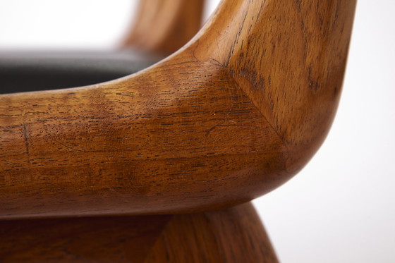 Image 1 of 2 Teak Boomerang Dining Chairs by Alfred Christensen for Slagelse Mobelvaerk, 1950s, Set of 2.