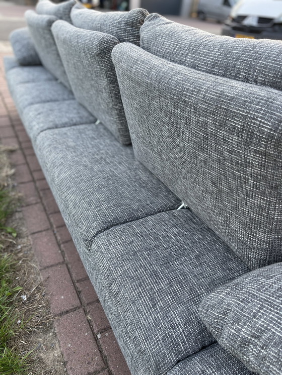 Image 1 of Montel Grey Adjustable Fabric Corner Sofa